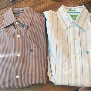 2 Abercrombie dress shirts